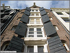 Shuttered houses in the Jordaan