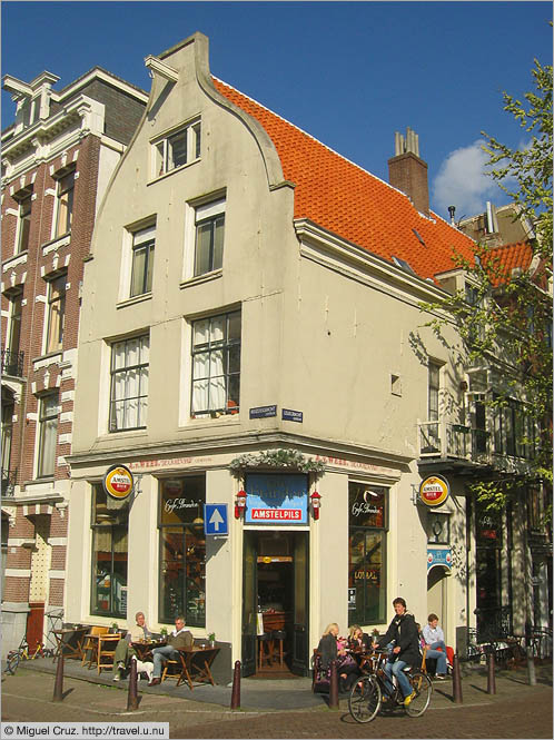 Netherlands: Amsterdam: Corner cafe