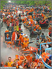 Traffic jam on the Prinsengracht