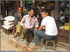 Smiles at the shop