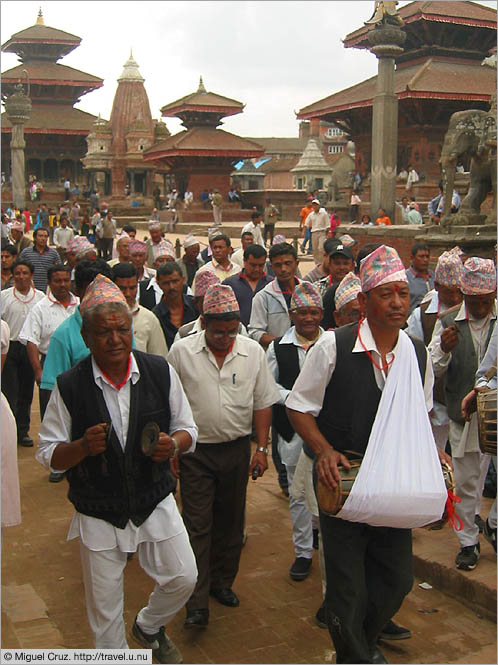Nepal: Kathmandu: Procession