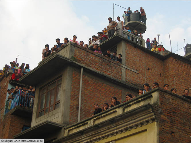 Nepal: Kathmandu: On every rooftop