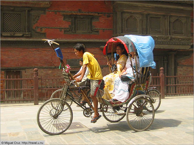 Nepal: Kathmandu: Rickshaw