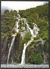 Waterfall near Franz Josef Glacier