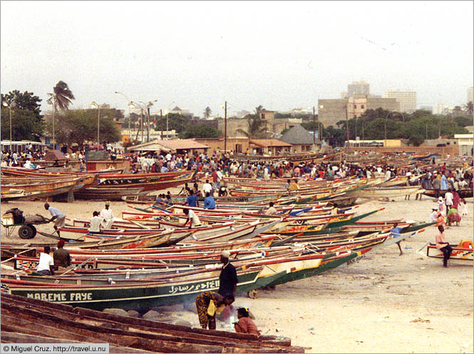 Senegal: Dakar: Fishing boats