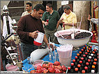 Fresh pomegranate juice