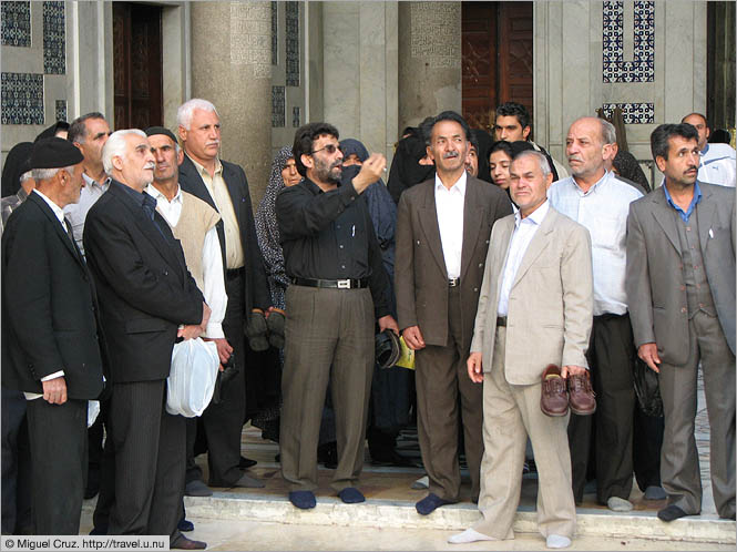 Syria: Damascus: Iranian tour group