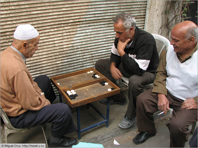 Syria: Damascus: Backgammon pros