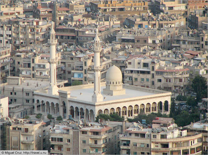 Syria: Damascus: Some mosque from above