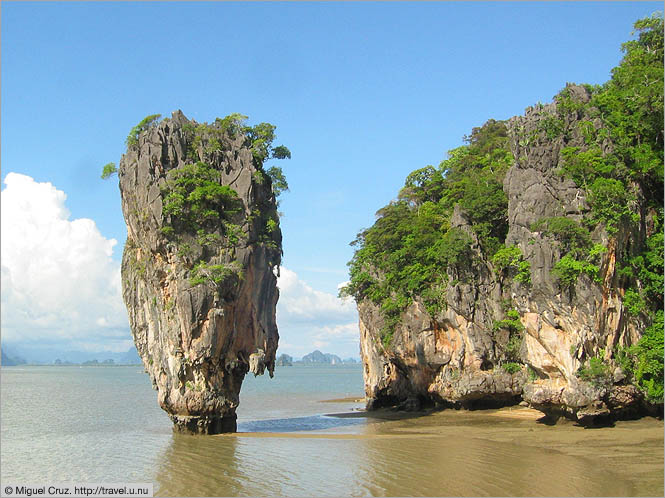 Thailand: Phuket & Phang Nga: Formation in the bay at James Bond Island