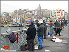 Fishing from Galata Bridge