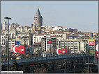 Galata Bridge and tower