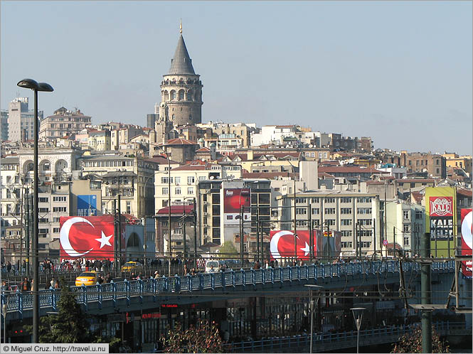 Turkey: Istanbul: Galata Bridge and tower