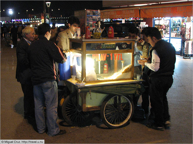 Turkey: Istanbul: Pilav cart