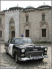 Vintage police car