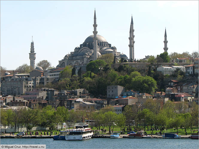 Turkey: Istanbul: Sulemaniye Mosque looming over the city