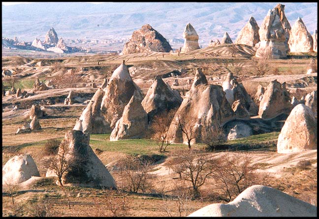 Turkey: Cappadocia: Landscape outside Göreme