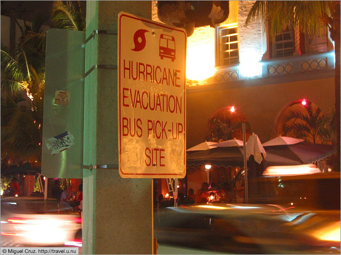 United States: Miami Beach: Worrying sign