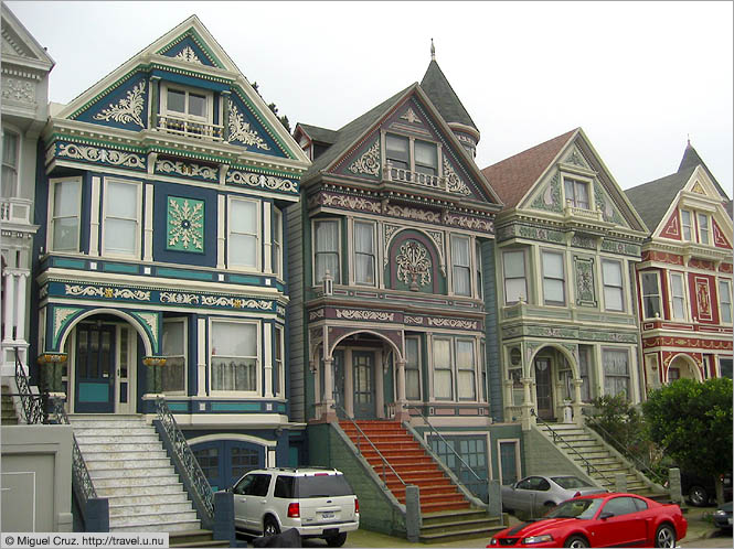 United States: San Francisco: Haight-Ashbury Victorians