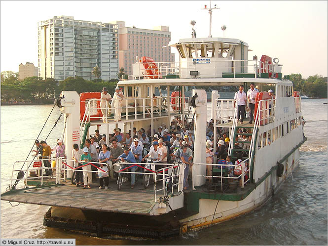 Vietnam: Saigon: Saigon River ferry