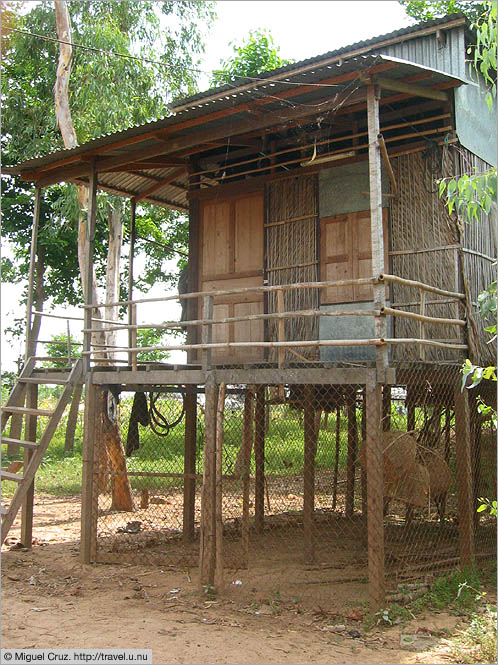 Vietnam: Mekong Delta: Stilt house