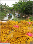 Incense drying on the bridge